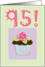 Rose Cupcake Invite 95 birthday card