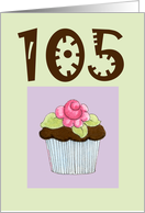 Rose Cupcake Invite 105 birthday card