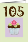 Rose Cupcake Invite 105 birthday card