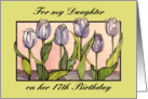 Purple Tulips for Daughter’s 17 Birthday card