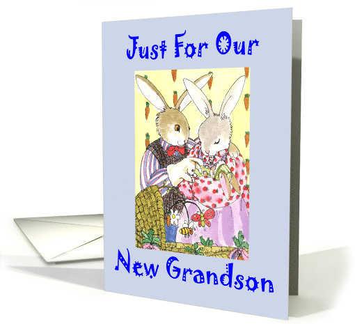 Welcome New Grandson card (482930)