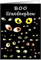 Grandnephew Halloween Eyes card