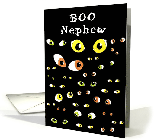 Nephew Halloween Eyes card (490000)