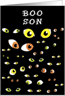 Son Halloween Eyes card