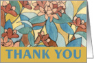 Thanks for the Gift- Autumn Floral card