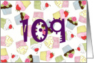 Cupcakes Galore 109 Birthday card