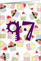 Cupcakes Galore 97th Birthday card