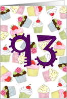 Cupcakes Galore 93rd Birthday card