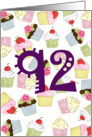 Cupcakes Galore 92nd Birthday card