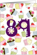 Cupcakes Galore 89th Birthday card