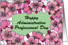 Blossom, Administrative Professional Day card