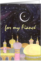 Fiance Eid al Fitr Arabian Night card