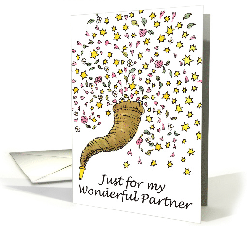 Rosh Hashanah for Partner, Shofar card (680864)