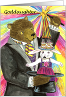 Goddaughter Birthday Poof Magic card