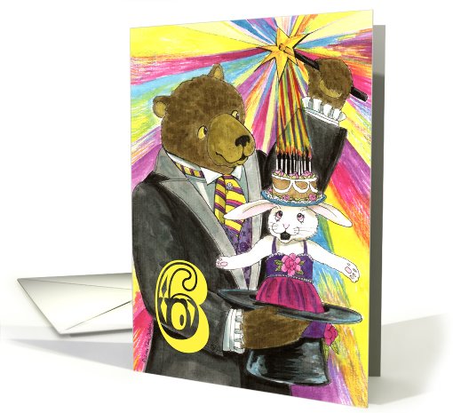 6th Birthday Magic Poof! card (705089)