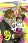 9th Birthday Party invite, Magic Poof! card