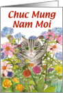 Chuc Mung Nam Moi Kitten card