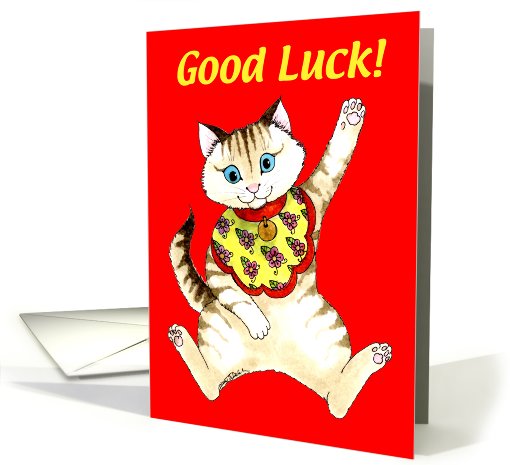 Lucky Cat, Good Luck card (754149)