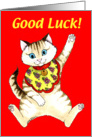 Lucky Cat, Good Luck card