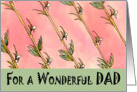 Birthday for Dad, Bamboo card