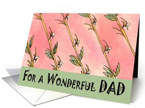 Thinking of You Dad Bamboo card (796175)