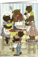 The Baker Bears - Note card