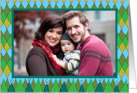 Pine Woods Christmas Photo Card