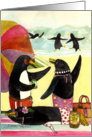 Penguin Beach card