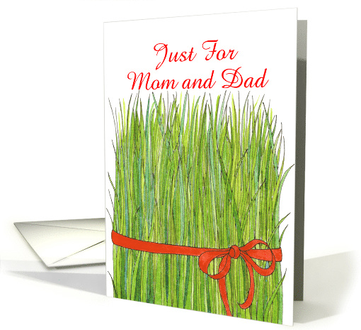 Norooz, Wheat Grass for Parents card (908080)