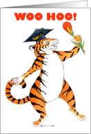 Graduation Party Invite, Tiger card