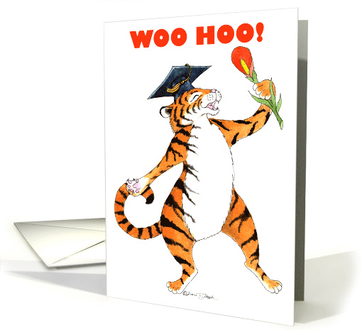 Graduation Congratulations Tiger card (929464)
