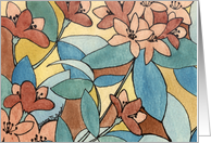 Thanksgiving Autumn Flora card