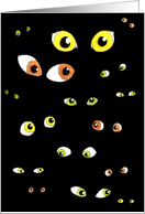 Halloween Eyes card