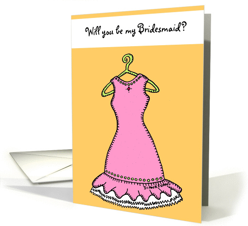 Will you be my Bridesmaid? card (132804)