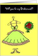 Will you be my Bridesmaid? card