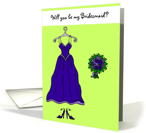 Will you be my Bridesmaid? card (136727)