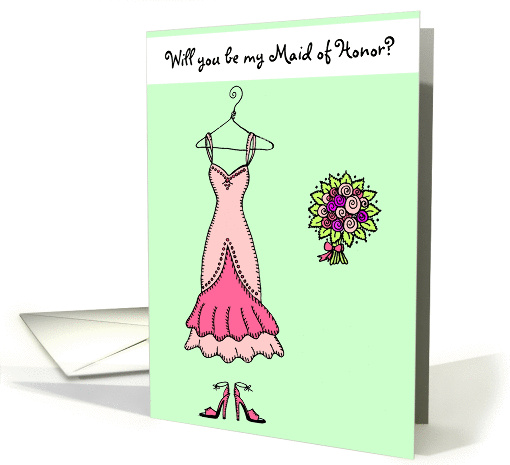 Will you be my Maid of Honor? card (137281)