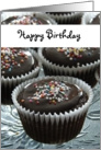 Happy Birthday - cupcake lover card