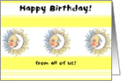 Happy Birthday! from all of us! card