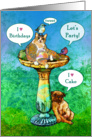 Happy Birthday Fat Cat card