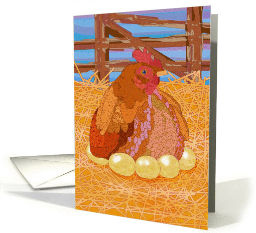 Chicken and Eggs card (118801)