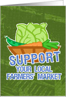 Support Your Local Farmers’ Market card