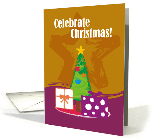 Celebrate Christmas card (84909)