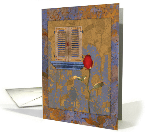Birthday Rose card (90189)