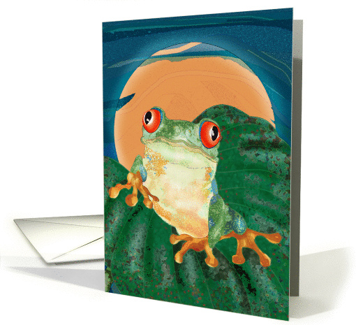 Birthday Frog card (90977)