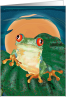 Birthday Frog card