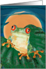 Birthday Frog card