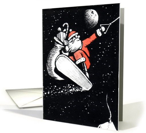 Christmas Santa 4 card (102830)