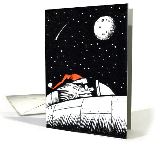 Christmas Santa 6 card (102888)