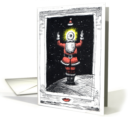 Christmas Santa 5 card (103518)